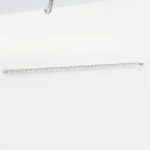 ansarlänkskedja armband 21cm, rostfritt stål, 6mm, smycke från Jevelia