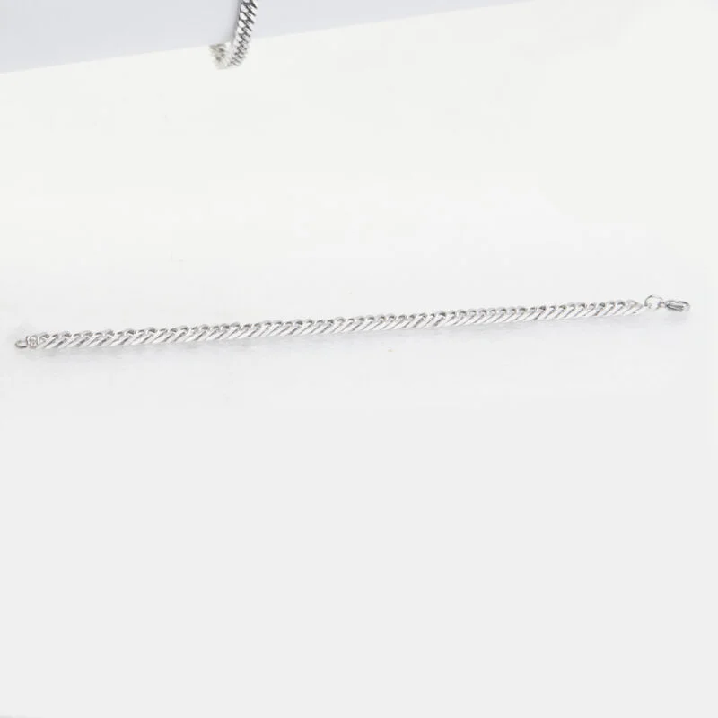 ansarlänkskedja armband 21cm, rostfritt stål, 6mm, smycke från Jevelia
