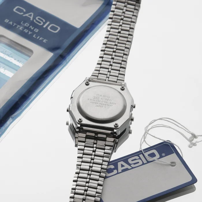Armbandsur Retro elektronisk digital klocka A159W rostfritt - Bild 2