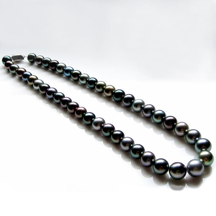 P rlhalsband Med F rgspel Stora S derhavsp rlor 10 11mm Jevelia