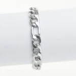 Figarolänk 11,3mm, armkedja 21cm, rostfritt stål, Jevelia